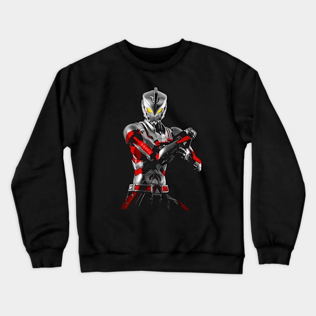 Ultraman Ace Suit Crewneck Sweatshirt by Pakyu Pashion